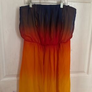 Bisou Bisou strapless dress size 8